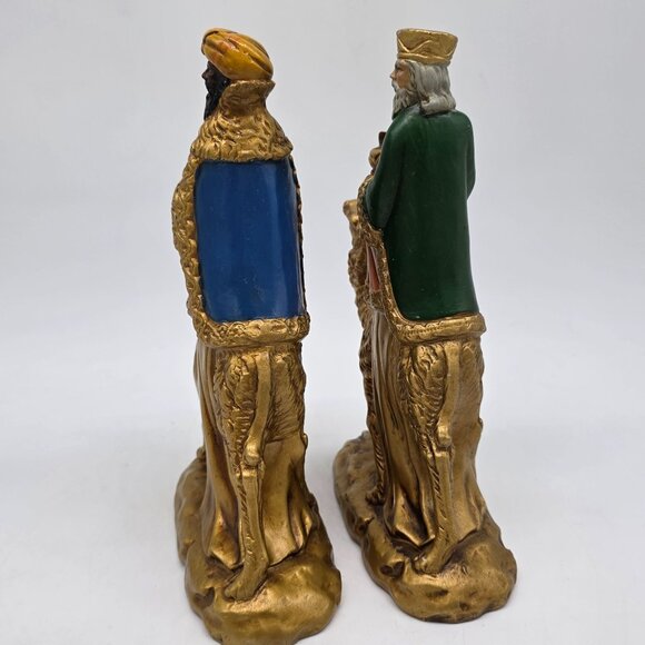 Vintage Wise Men on Camel Christmas Figurine Candle Holder Handmade MCM - Picture 7 of 9